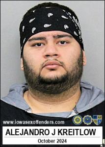 Alejandro Javir Kreitlow a registered Sex Offender of Iowa