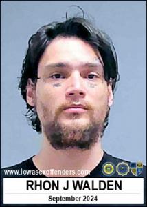 Rhon Jared Walden a registered Sex Offender of Iowa