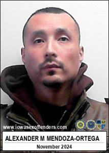 Alexander M Mendoza-ortega a registered Sex Offender of Iowa