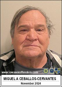 Miguel A Ceballos-cervantes a registered Sex Offender of Iowa