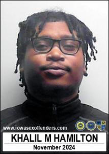 Khalil Maylik Hamilton a registered Sex Offender of Iowa