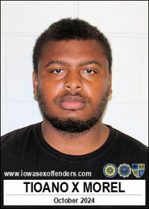 Tioano Xavier Brenton Morel a registered Sex Offender of Iowa