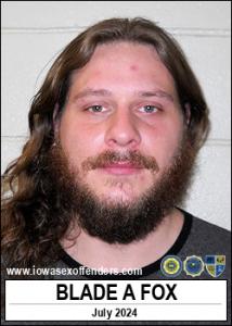 Blade Allen Fox a registered Sex Offender of Iowa