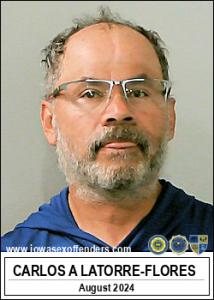 Carlos Arturo Latorre-flores a registered Sex Offender of Iowa