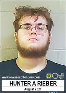 Hunter Alexander Rieber a registered Sex Offender of Iowa