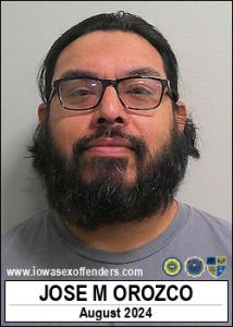 Jose Michael Orozco a registered Sex Offender of Iowa