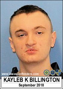 Kayleb Kenneth Billington a registered Sex Offender of Iowa