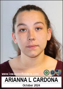 Arianna Lanae Cardona a registered Sex Offender of Iowa