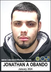 Jonathan Alexander Obando a registered Sex Offender of Iowa