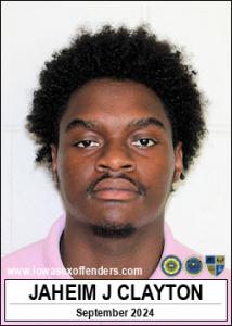 Jaheim Jovon Clayton a registered Sex Offender of Iowa