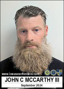 John Christopher Mccarthy III a registered Sex Offender of Iowa