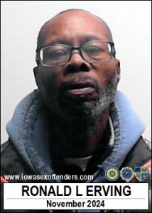 Ronald Lee Erving a registered Sex Offender of Iowa