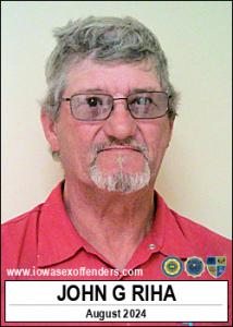 John Gene Riha a registered Sex Offender of Iowa