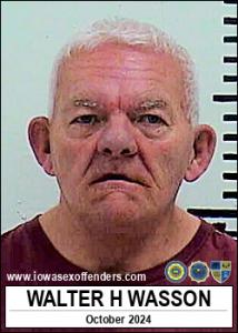 Walter Herman Wasson a registered Sex Offender of Iowa