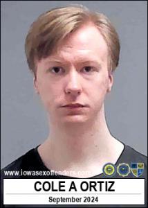 Cole Andrew Ortiz a registered Sex Offender of Iowa