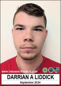 Darrian Andrew-wayne Liddick a registered Sex Offender of Iowa