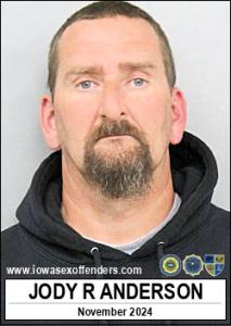 Jody Ray Anderson a registered Sex Offender of Iowa