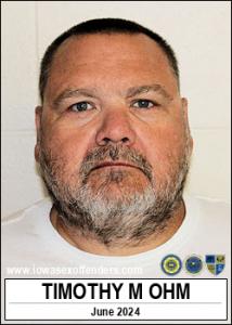 Timothy Michael Ohm a registered Sex Offender of Iowa