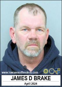 James Dee Brake a registered Sex Offender of Iowa