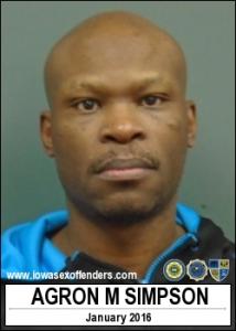 Agron Mitchell Simpson a registered  of Iowa