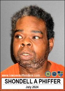 Shondell Antonio Phiffer a registered  of Iowa