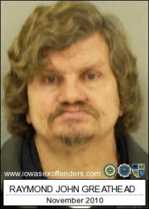Raymond John Greathead a registered Sex Offender of Iowa