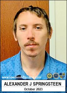 Alexander Joseph Springsteen a registered  of Iowa