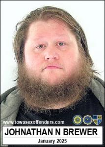 Johnathan Nathanael Brewer a registered  of Iowa