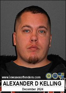 Alexander David Kelling a registered Sex Offender of Iowa