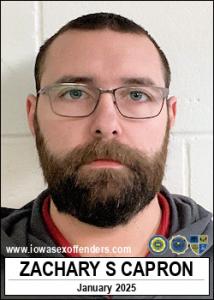 Zachary Samuel Capron a registered Sex Offender of Iowa