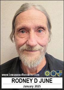 Rodney Dean June a registered Sex Offender of Iowa
