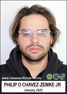 Philip Oliver Chavez-zemke Jr a registered  of Iowa