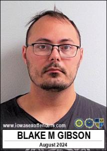 Blake Michael Gibson a registered  of Iowa