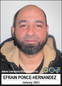 Efrain Ponce-hernandez a registered  of Iowa