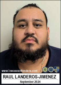 Raul Landeros-jimenez a registered  of Iowa