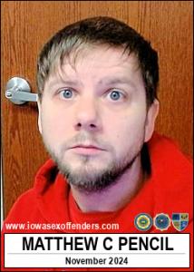 Matthew Charles Pencil a registered  of Iowa