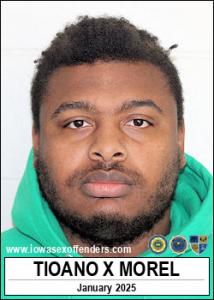 Tioano Xavier Brenton Morel a registered Sex Offender of Iowa