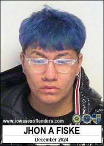 Jhon Alexander Fiske a registered Sex Offender of Iowa