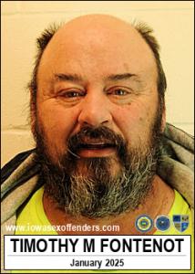 Timothy Michael Fontenot a registered Sex Offender of Iowa