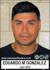 Eduardo Manuel Gonzalez a registered  of Iowa