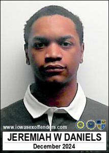 Jeremiah Wilhemongar Daniels a registered  of Iowa