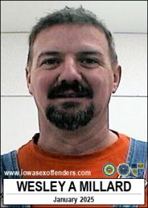 Wesley Aaron Millard a registered Sex Offender of Iowa