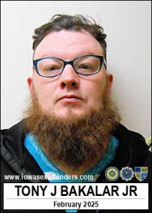 Tony Joe Bakalar Jr a registered Sex Offender of Iowa