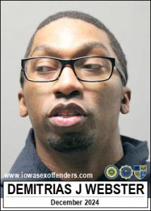 Demitrias Jamal Webster a registered Sex Offender of Iowa