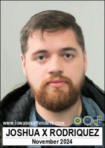 Joshua Xavier Rodriquez a registered  of Iowa