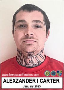 Alexzander Ian Carter a registered  of Iowa