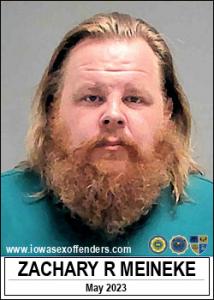 Zachary Ryan Meineke a registered  of Iowa