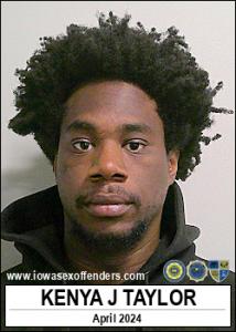 Kenya Jurvonte Taylor a registered  of Iowa