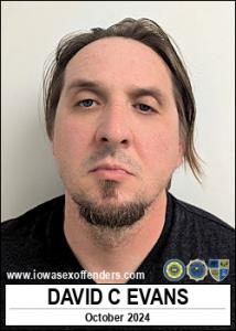 David Clyde Evans a registered  of Iowa