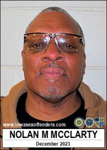 Nolan Maurice Mcclarty a registered  of Iowa